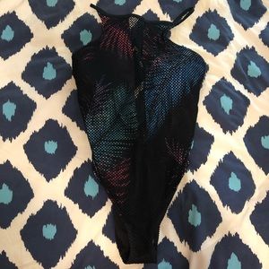 NWT Swimsuits for All Mesh Overlay Swimsuit